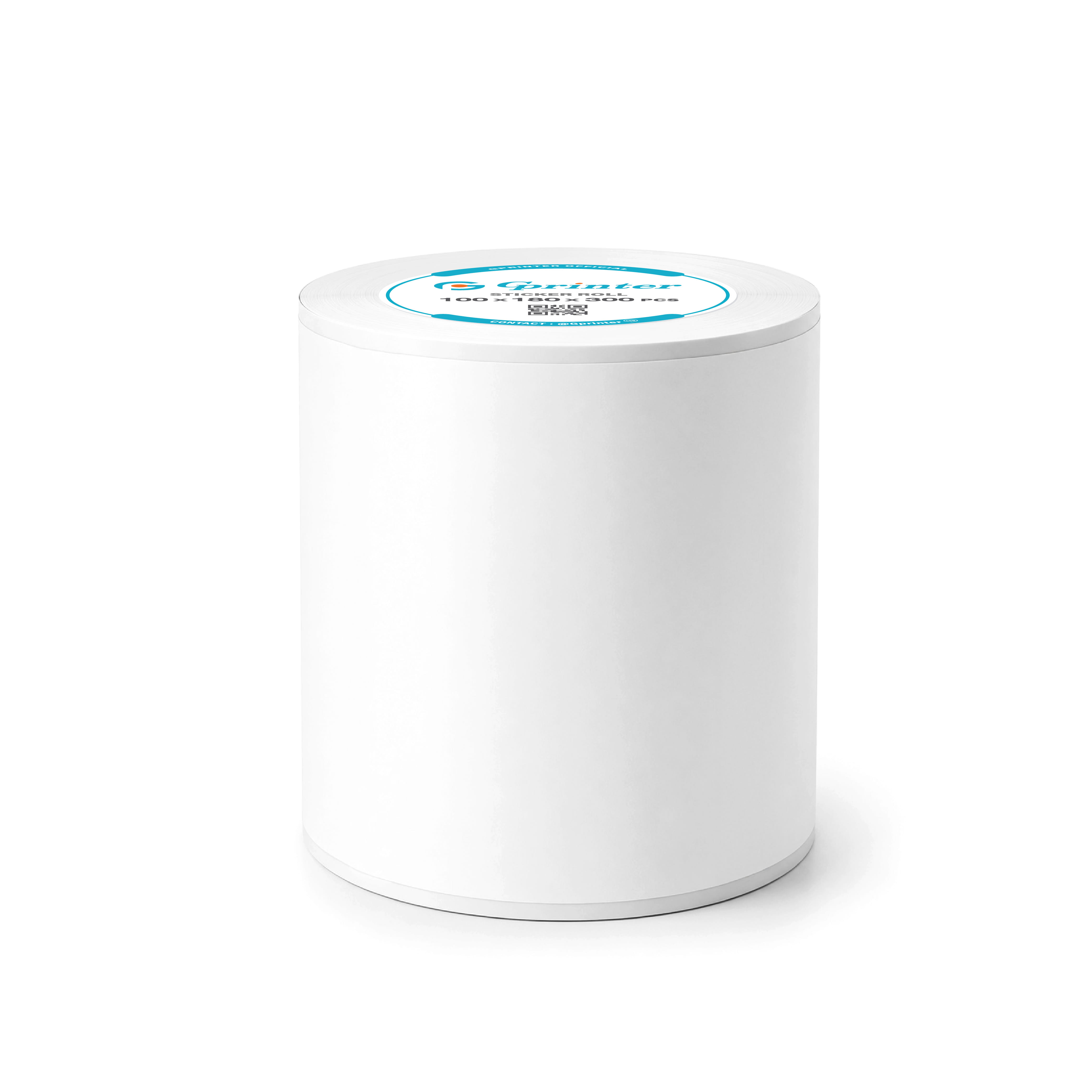 กระดาษสติ๊กเกอร์ความร้อน GPRINTER 100X180 300 แผ่น แบบม้วน 1 ม้วน